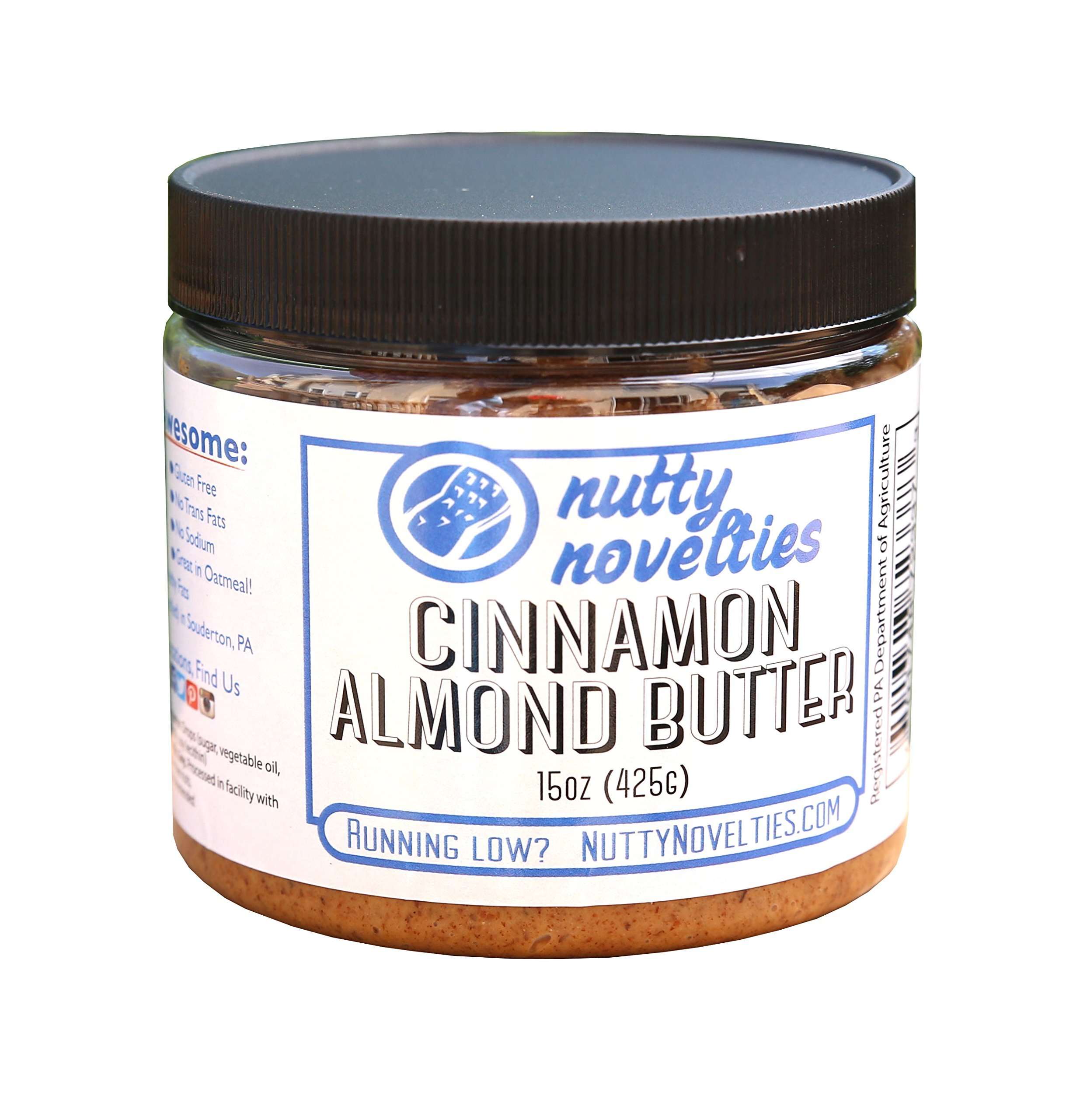 Amazon.com : Nutty Novelties Dark Chocolate Almond Butter ...