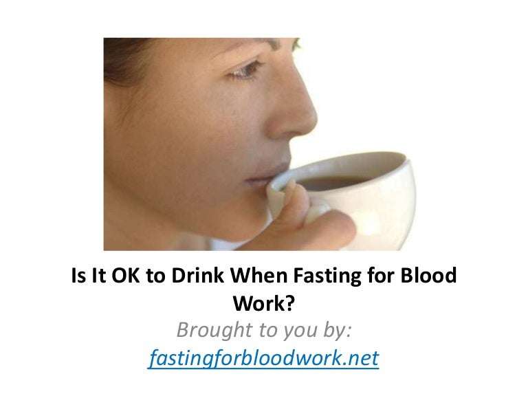 Can You Drink Coffee While Fasting Before A Blood Test ...