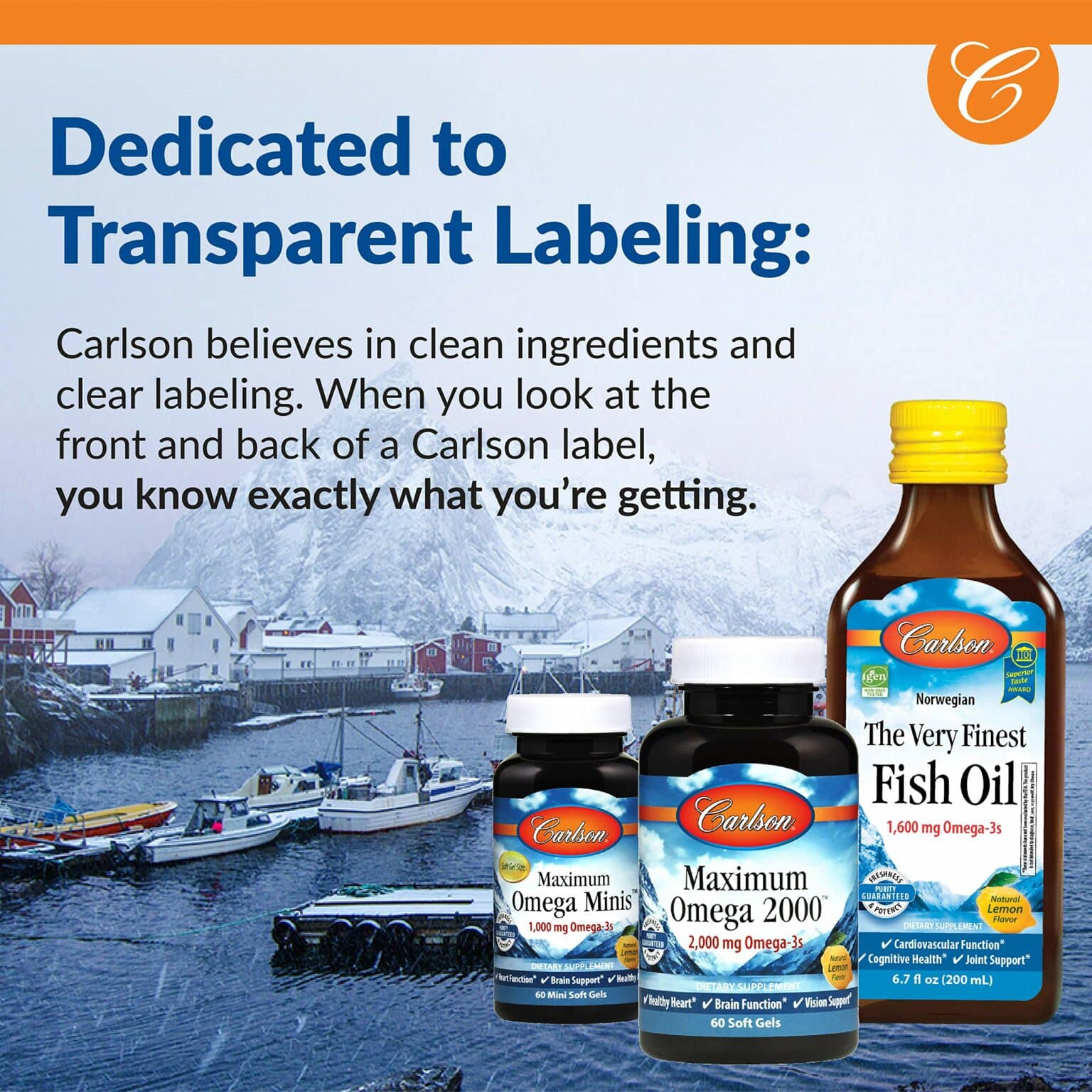 Carlson  Elite EPA Gems, 1000 mg EPA Fish Oil, Wild