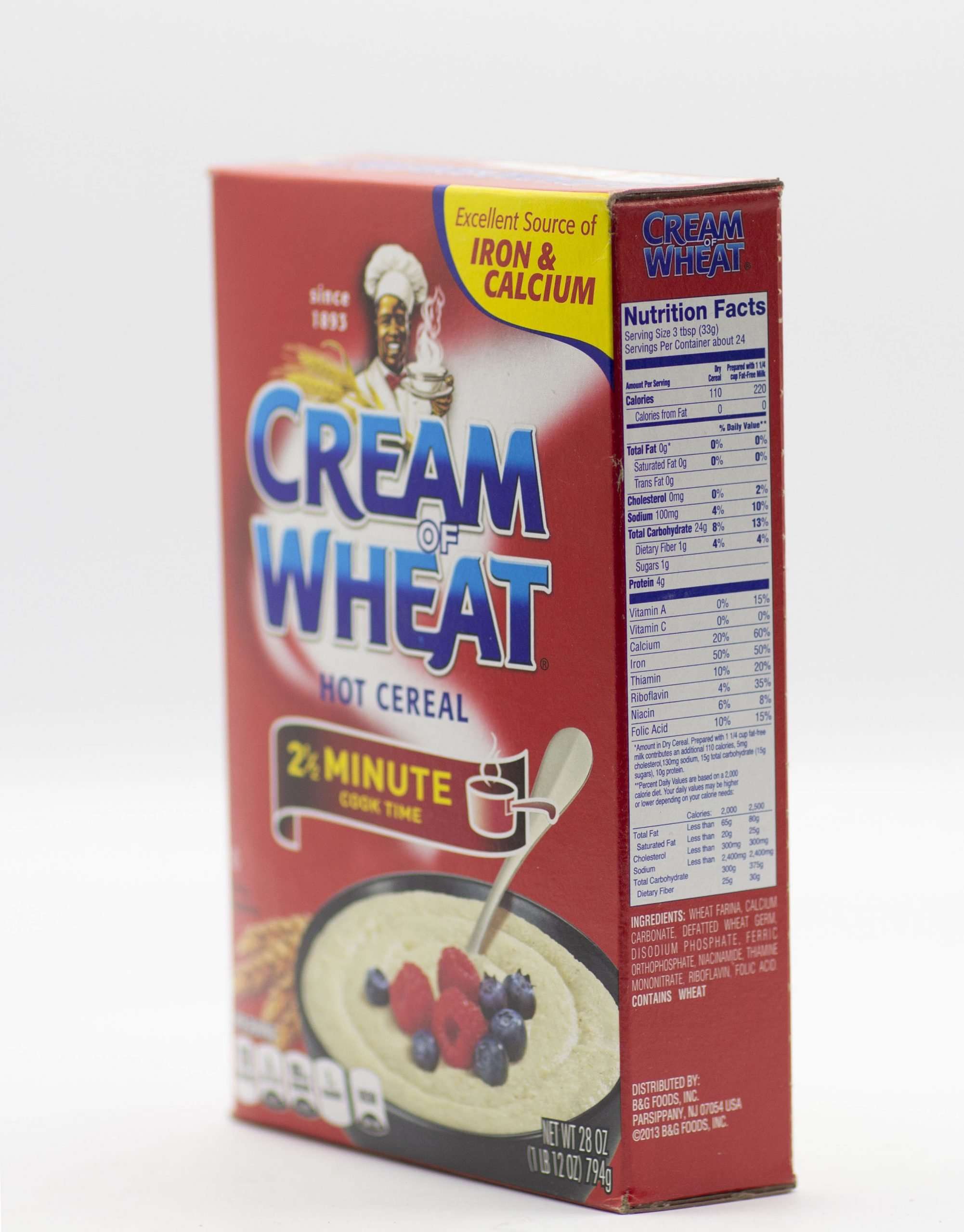 Cream Of Wheat Hot Breakfast Cereal 2.5 Minute 28 oz  Subhub