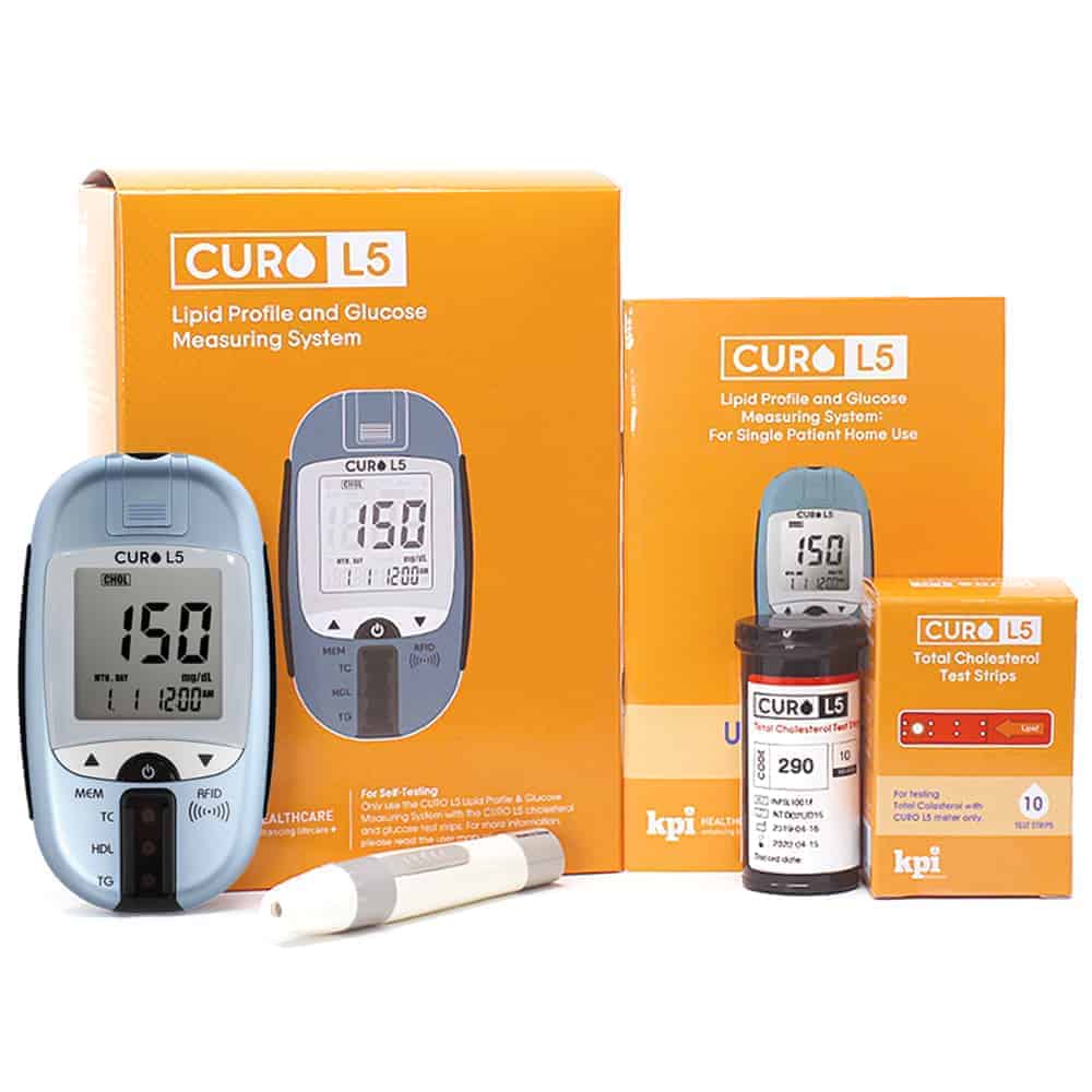 Curo L5 â Blood Cholesterol Test Kit â At Home Testing ...