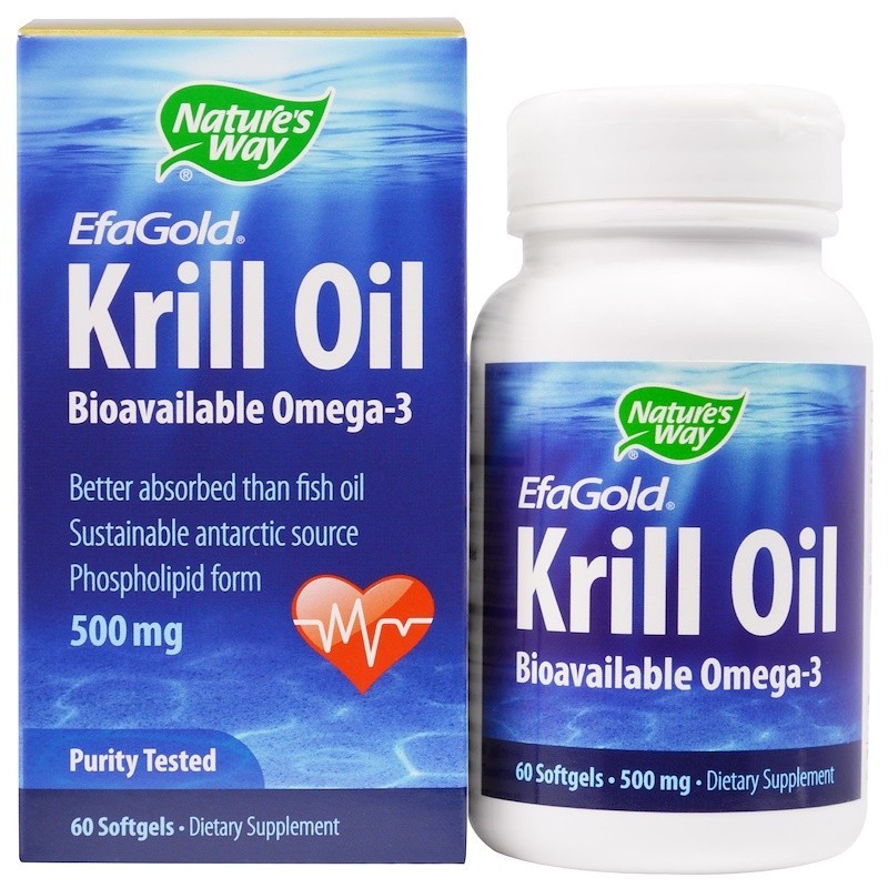 EfaGold Krill Oil 500 mg 60 Softgels in dubai