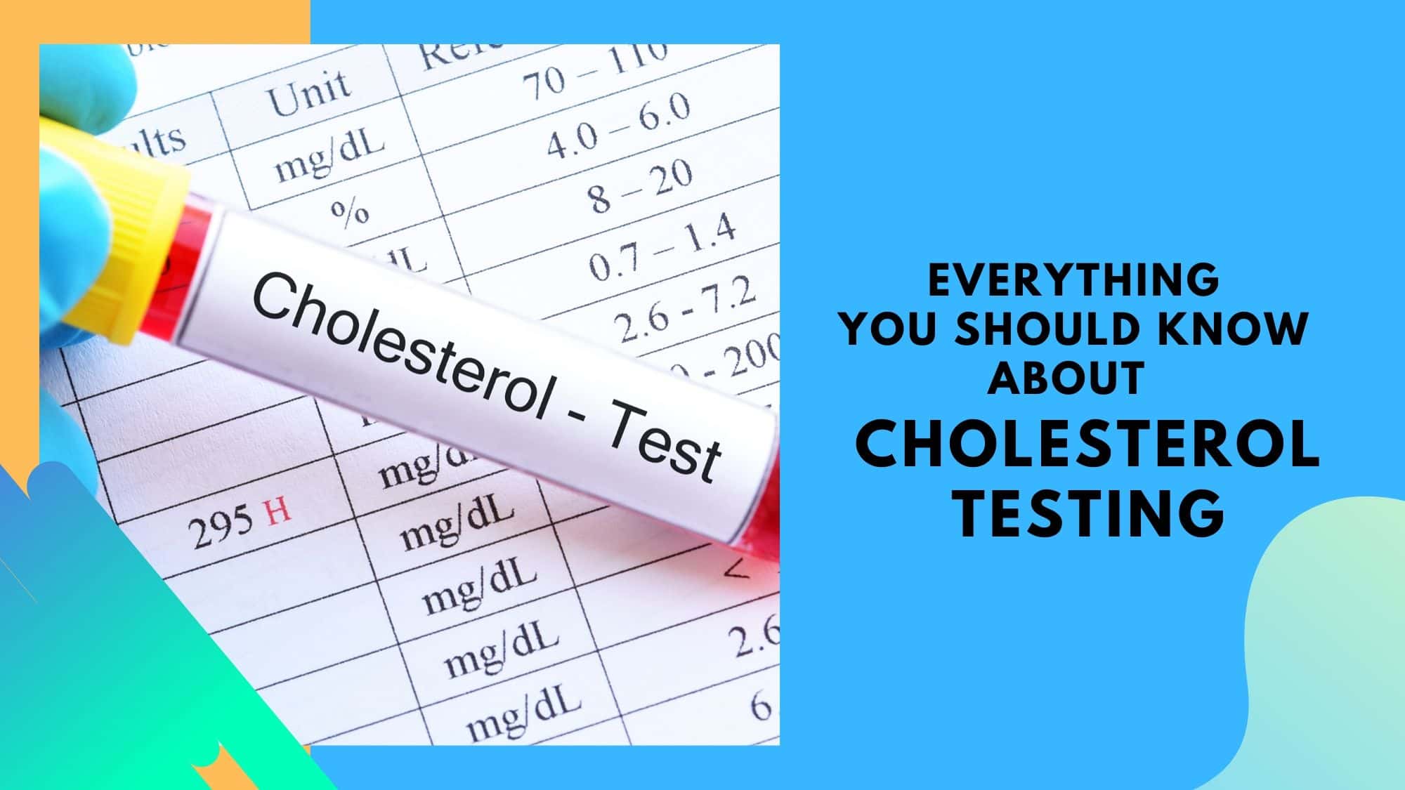 Everything You Should Know about Cholesterol Testing