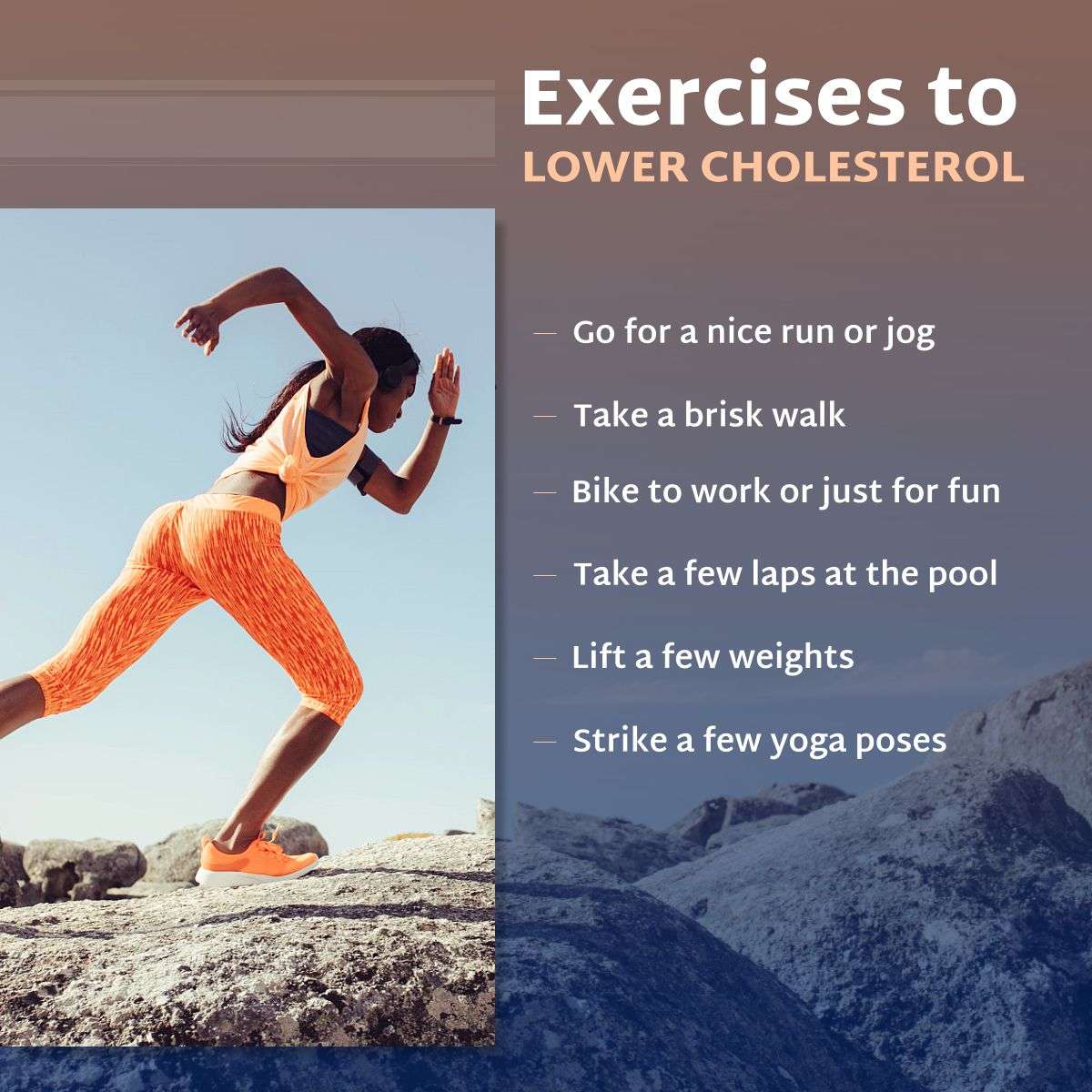 Exercises to Lower Cholesterol #Exercises #Healthcare # ...