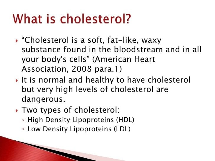 Final Presentation Cholesterol