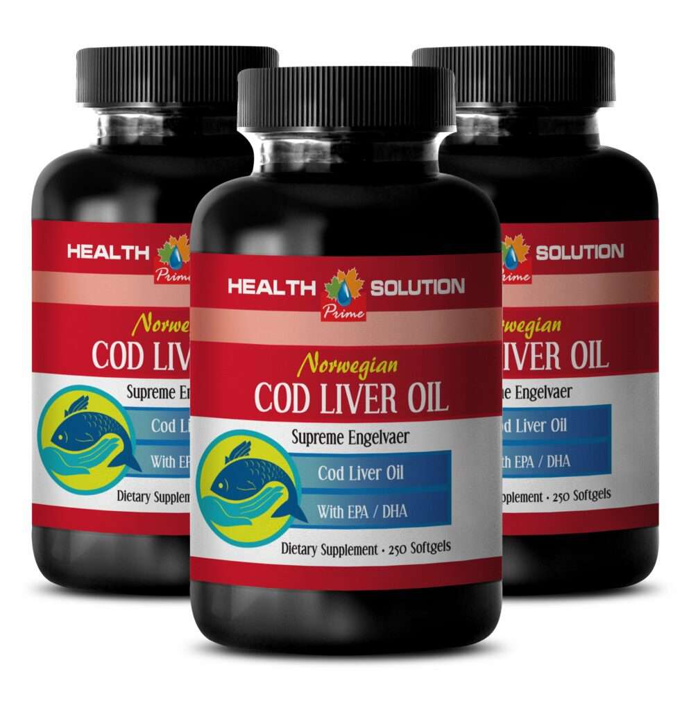Healthy Skin Supplement  Norwegian COD Liver Oil with Vitamins A &  D3 ...