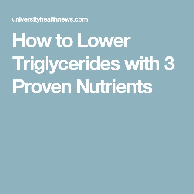 How to Lower Triglycerides with 3 Proven Nutrients