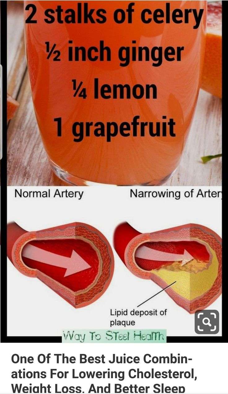 Juice for lower cholesterol