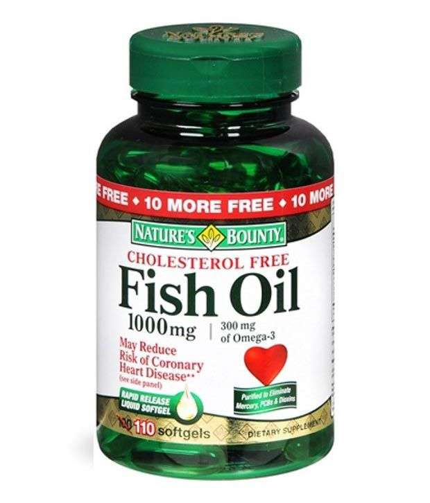 Natures Bounty Cholesterol Free Fish Oil 1000 mg