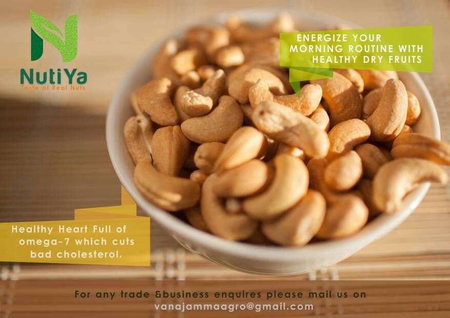 #Nutiya #cashews good for Heart that has a cholesterol ...