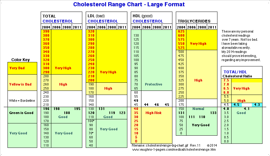 RECOMMENDED BLOOD CHOLESTEROL LEVELS