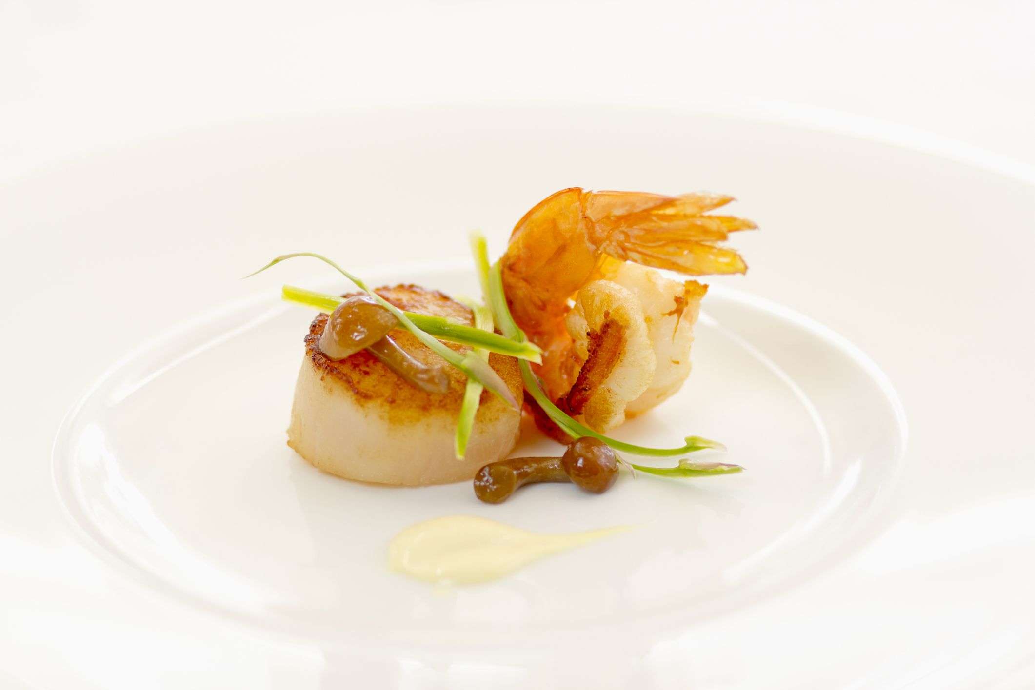 Shrimp and Scallops as Part of a Low
