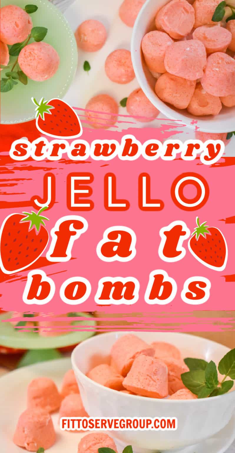 Strawberry Jello Cream Cheese Fat Bombs · Fittoserve Group