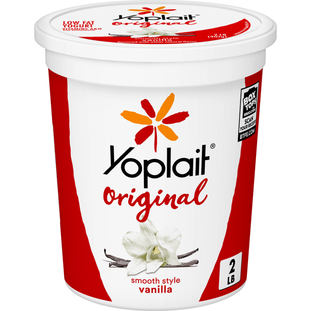 Yoplait Original Yogurt, Vanilla, Low Fat Yogurt, 32 oz ...